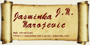 Jasminka Marojević vizit kartica